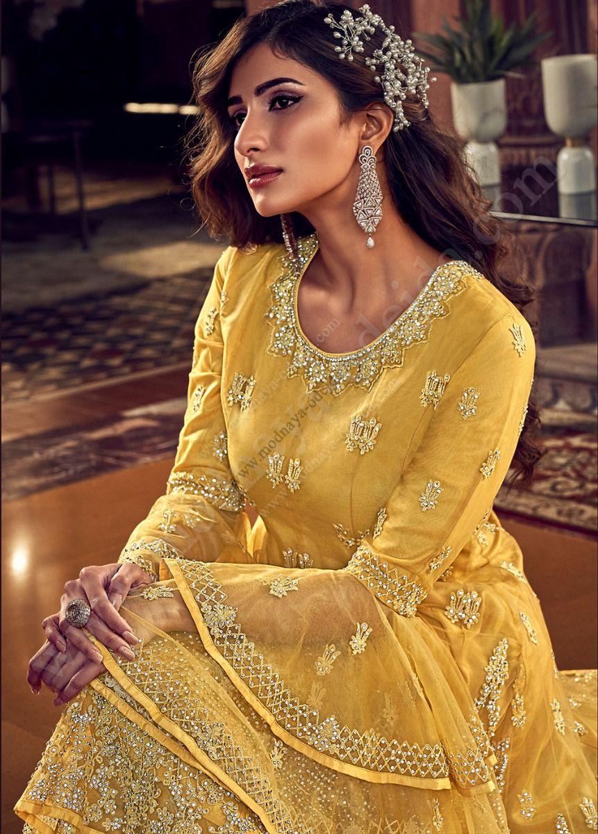 Mustard indian dress hotsell