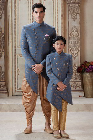 Национальный индийский свадебный мужской костюм