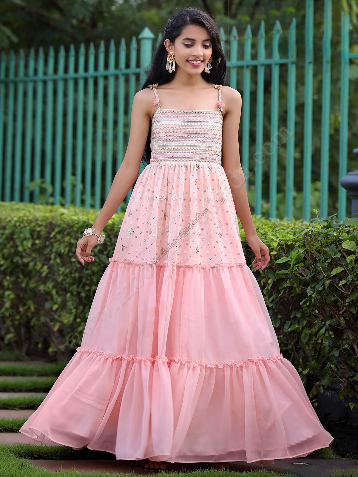 New Gowns for Girls, Buy Latest 1 to 16 Year Girls Wedding and Partywear  Gown Designs 2021 in India, Online… | Gowns for girls, Girls frock design,  Frocks for girls