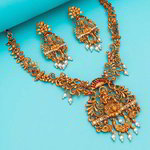 *Бордовое, цвета меди, золотое и красное медное индийское украшение на шею с искусственными камнями, перламутровыми бусинками