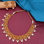 *Разноцветное, цвета меди и золотое медное индийское украшение на шею со стразами, перламутровыми бусинками
